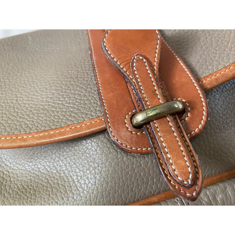 80s Essex all weather leather equestrian Dooney and Bourke crossbody bag - Picture 8 of 13